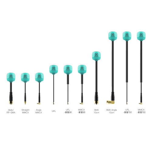  Антена Foxeer FPV Lollipop 5,8 ГГц, RHCP, SMA, пряма, 150 мм (зеленувато-синя)