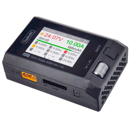  ToolkitRC M8P 600W 20A Multi-function DC Balance Charger for 1-8S XT60