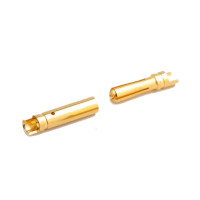 Amass 4mm Gold Plated Bullet Connector