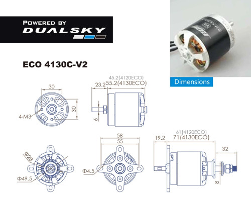 DUALSKY ECO 4130C V2 / 470kv